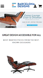 Mobile Screenshot of barcelona-designs.com